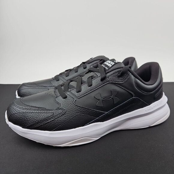 Under Armour Edge LTHR Black White 3028375-001 Men's Size 14 - Picture 3 of 7